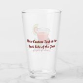 Strawberry Daiquiri Glass Glas (Rückseite)