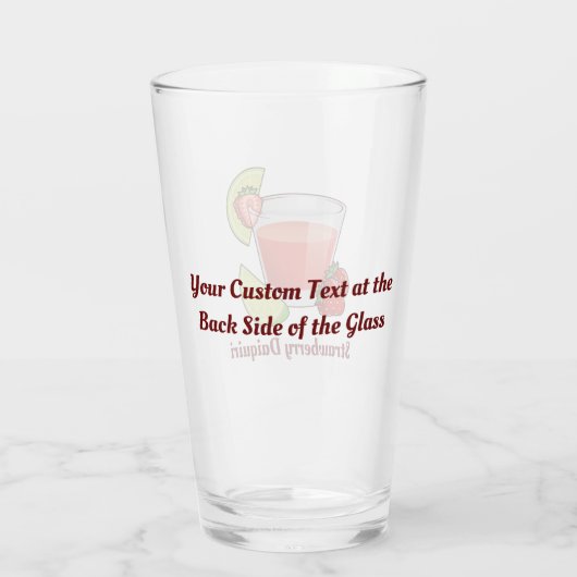 Strawberry Daiquiri Glass Glas (Rückseite)