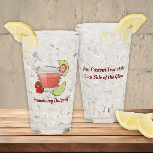 Strawberry Daiquiri Glass Glas