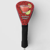 Strawberry Daiquiri Golf Head Cover Headcover (Vorderseite)