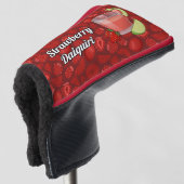 Strawberry Daiquiri Golf Head Cover Headcover (3/4 Vorderseite)