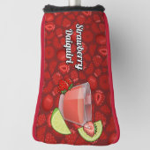 Strawberry Daiquiri Golf Head Cover Headcover (Rotieren 90)
