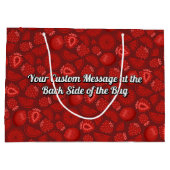 Strawberry Daiquiri Große Geschenktasche Geschenktüte (Rückseite)