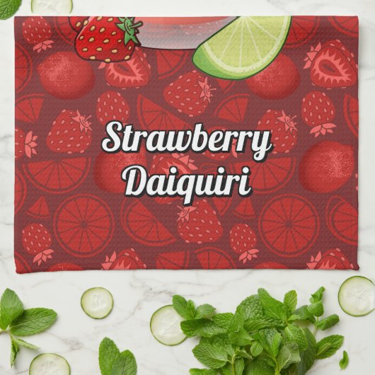 Strawberry Daiquiri Handtuch (Gefaltet)