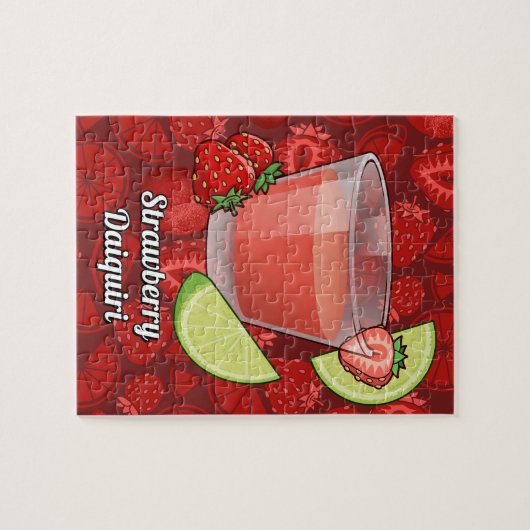 Strawberry Daiquiri Jigsaw Puzzle (Horizontal)
