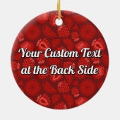 Strawberry Daiquiri Keramik Ornament (Hinten)