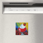 Strawberry Daiquiri Magnet (In Situ (Geschirrspüler))