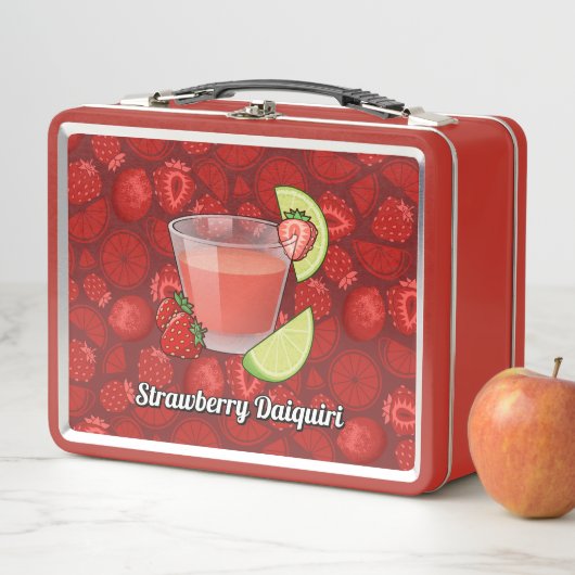 Strawberry Daiquiri Metal Lunch Box (Beispiel)