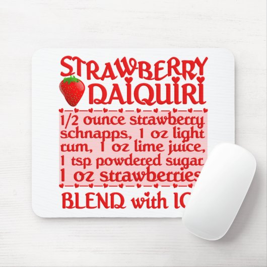 Strawberry Daiquiri mousepad (Mit Mouse)