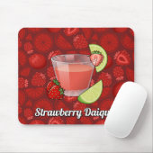 Strawberry Daiquiri Mousepad (Mit Mouse)