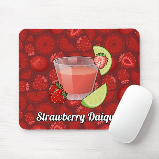 Strawberry Daiquiri Mousepad (Mit Mouse)