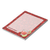 Strawberry Daiquiri Notepad Notizblock (Rotiert)