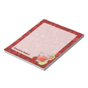 Strawberry Daiquiri Notepad Notizblock