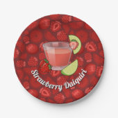 Strawberry Daiquiri Paper Tellers Pappteller (Vorderseite)