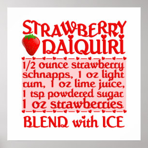 Strawberry Daiquiri Poster