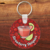 Strawberry Daiquiri Schlüsselanhänger (Vorderseite)