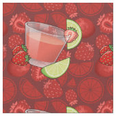 Strawberry Daiquiri Stoff (Nahaufnahme)