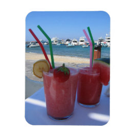 Strawberry Daiquiris bei Mykonos - Magnet für Foto