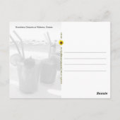 Strawberry Daiquiris, Mykonos, Griechenland - Postkarte (Rückseite)