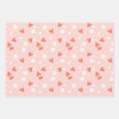 Strawberry Daisy Berry Sweet Birthday Party Geschenkpapier Set (Vorderseite)