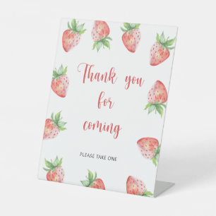 Strawberry \ Danke, dass Sie kommen Sockelschild