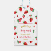 Strawberry danke Ihnen Berry Much Geschenkanhänger (Vorderseite)