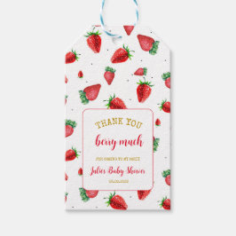 Strawberry danke Ihnen Berry Much Geschenkanhänger