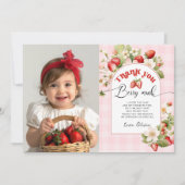 Strawberry danke Ihnen berry viel Karte (Vorderseite)