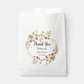 Strawberry Dankeschön-Baby Dusche Gefälligkeitstas Geschenktütchen (Vorderseite)