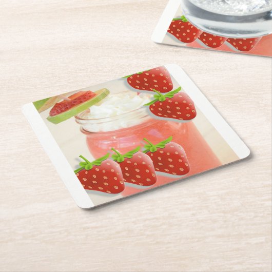 Strawberry Daquiri Untersetzer (angewinkelt)