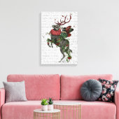 Strawberry Deer Leinwanddruck (Insitu (Wohnzimmer))