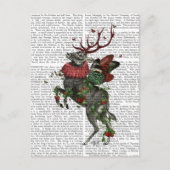 Strawberry Deer Postkarte (Vorderseite)