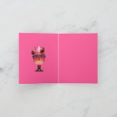 Strawberry Delight Dankeskarte (Innenseite)