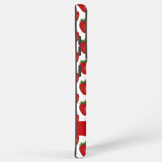 Strawberry Delight Monogram Samsung Galaxy Hülle (Rechte Seite)