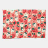 Strawberry Delight Pattern Geschirrtuch (Horizontal)