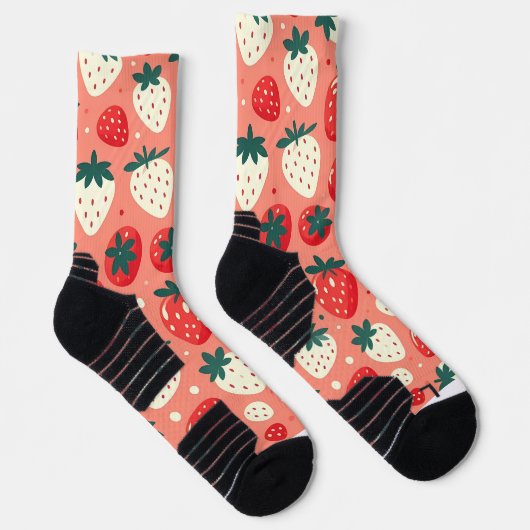 Strawberry Delight Pattern Socken (Rechts)