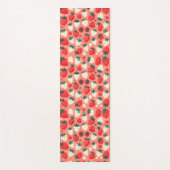 Strawberry Delight Pattern Yogamatte (Vorderseite)