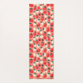 Strawberry Delight Pattern Yogamatte (Rückseite)