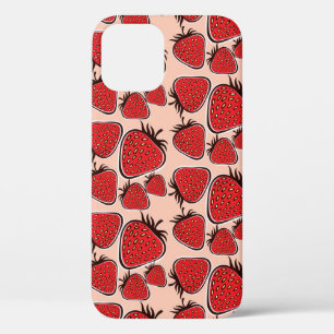 Strawberry Delight: Vintager Musterarm. Case-Mate iPhone Hülle