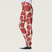 Strawberry Delight: Vintager Musterarm. Leggings (Links)