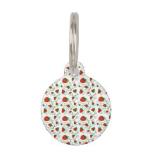 Strawberry Design Dog Tag