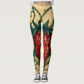 Strawberry Design Leggings (Vorderseite)