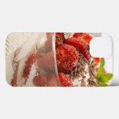 Strawberry Dessert With Fresh Yogurt Case-Mate iPhone Hülle (Rückseite (Horizontal))