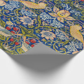Strawberry-Dieb-Vogel von William Morris Geschenkpapier (Ecke)