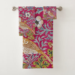 Strawberry Dieb, William Morris Badhandtuch Set