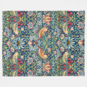 Strawberry Dieb, William Morris Fleecedecke (Vorderseite (Horizontal))