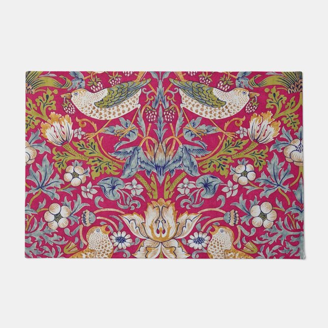 Strawberry Dieb, William Morris Fußmatte (Vorderseite)