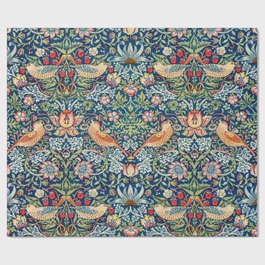 Strawberry Dieb, William Morris Geschenkpapier (Flach)
