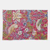 Strawberry Dieb, William Morris Geschirrtuch (Horizontal)