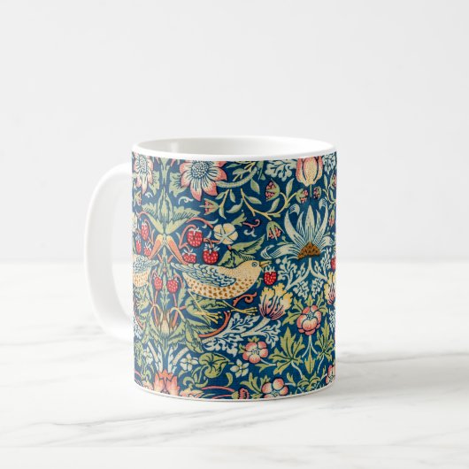Strawberry Dieb, William Morris Kaffeetasse (Vorderseite Links)